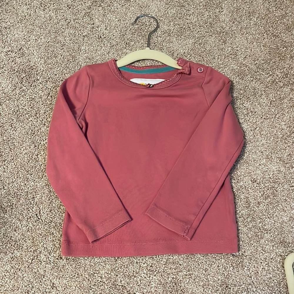 Mini Boden 2-3Y (98Cm) Long Sleeve Shirt